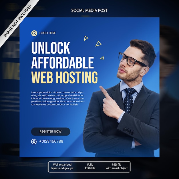 Desbloquear alojamiento web asequible en las redes sociales