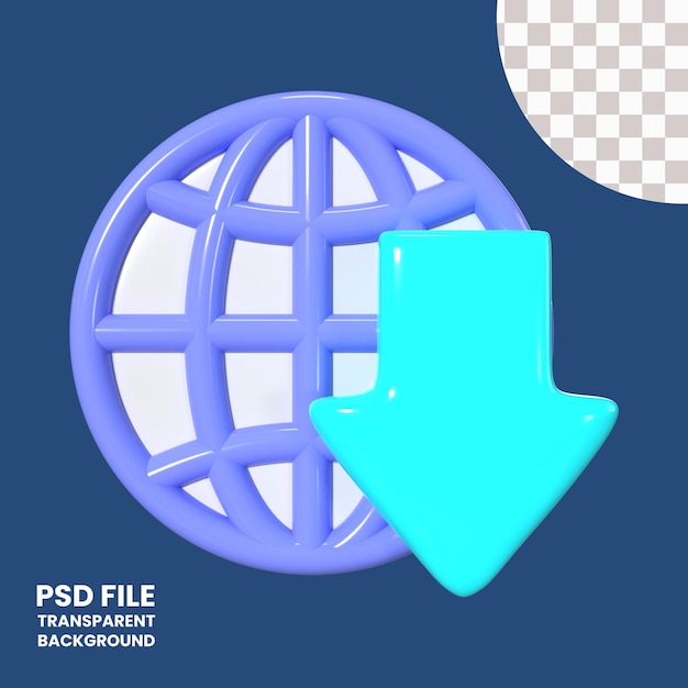 Descargar el icono de la ilustración 3d