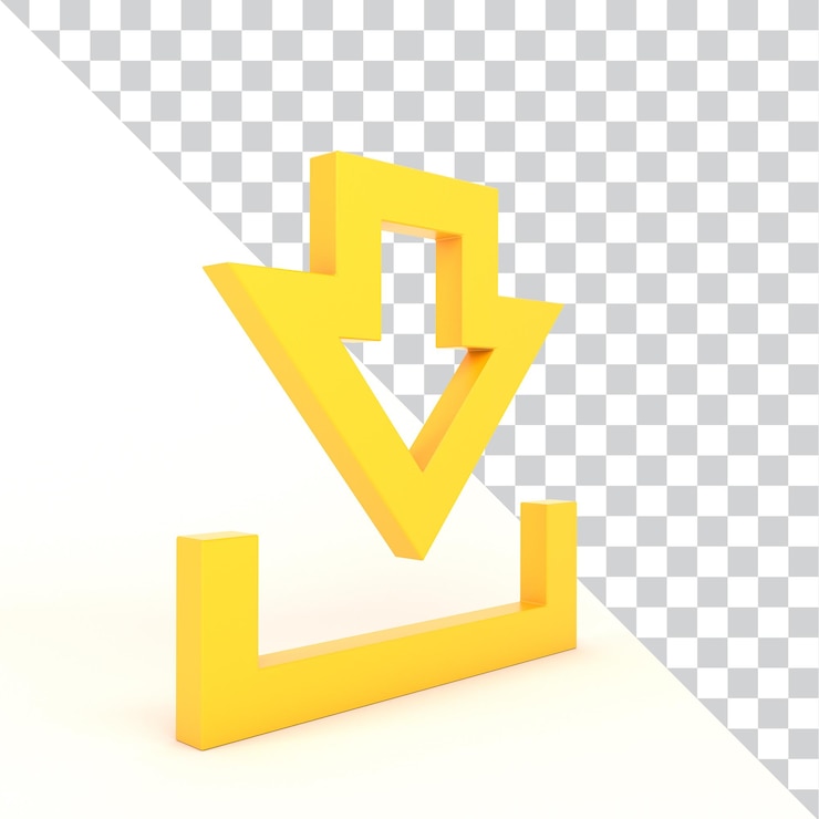 PSD descargar icono lado izquierdo