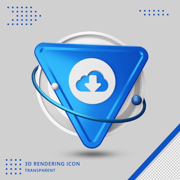 Descargar icono en renderizado 3d