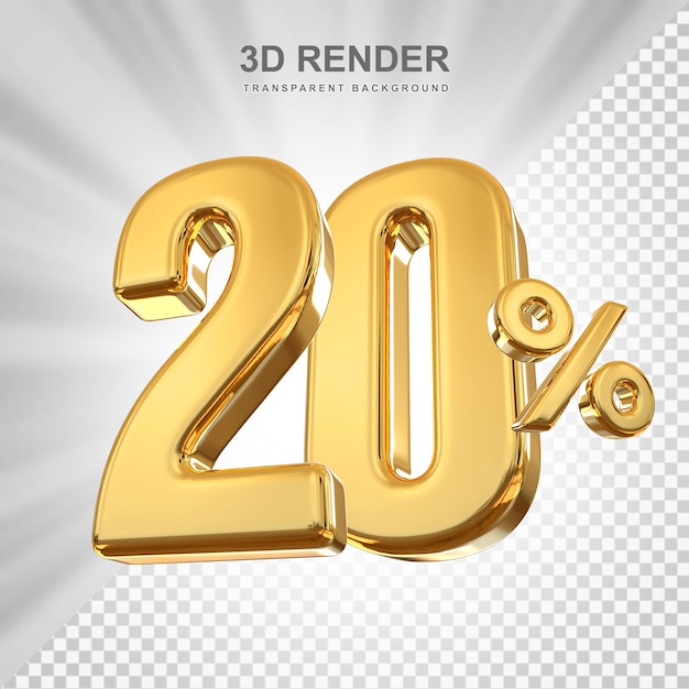 Desconto de 20% na venda de renderização 3d