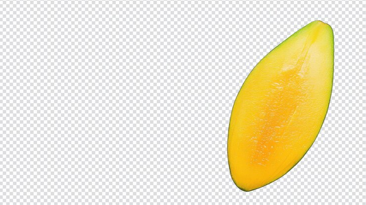 PSD descubra el delicioso sabor de las rebanadas de mango fresco para sus recetas de verano y ensaladas de frutas exóticas