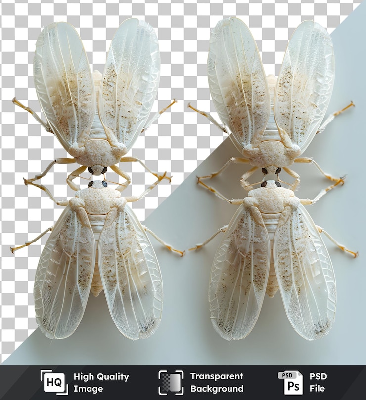 PSD descubra las impresionantes alas transparentes de los insectos una mirada detallada a dos plantas con seethrough win