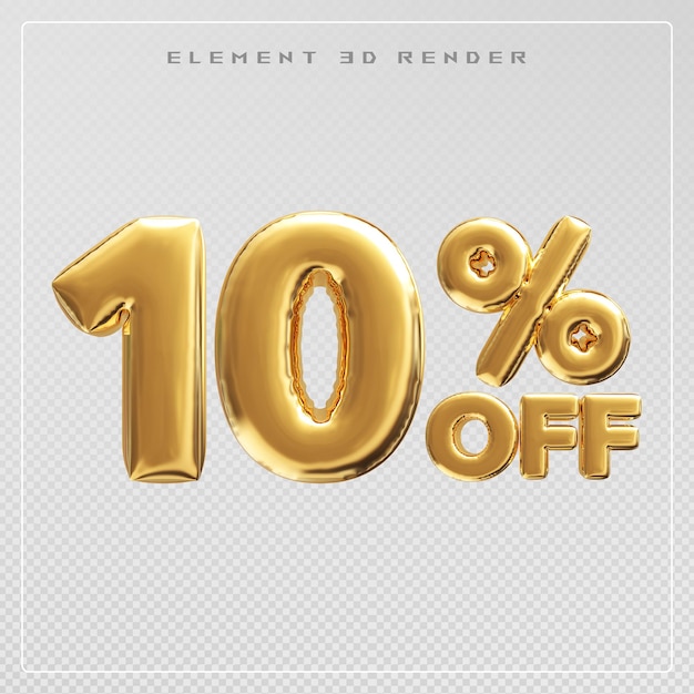 Descuento del 10 por ciento