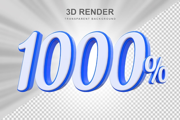 Descuento del 1000 por ciento en la venta de 3D