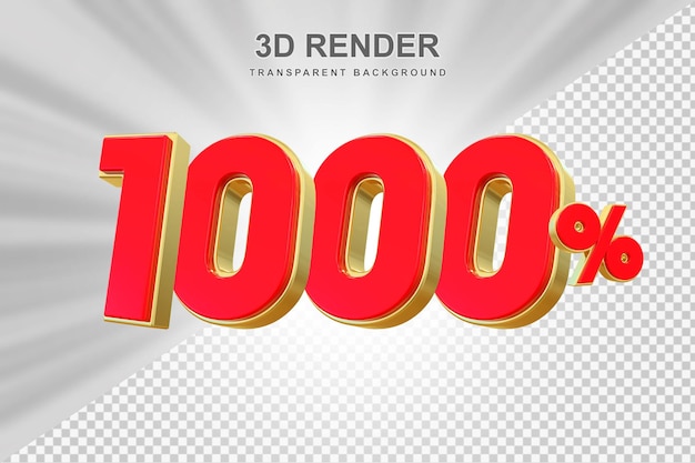 Descuento del 1000 por ciento en la venta del número rojo