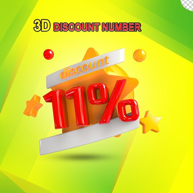 Descuento 3D 11%