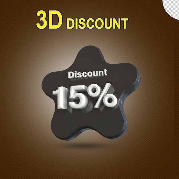 Descuento 3d 15%