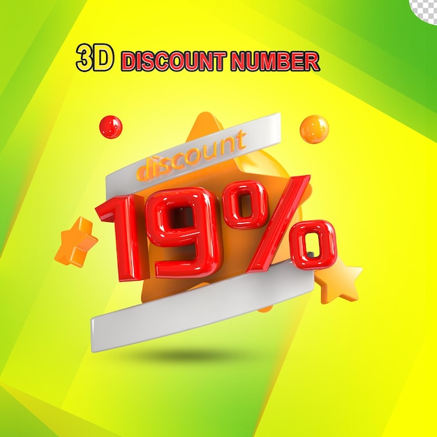 Descuento 3D 19%