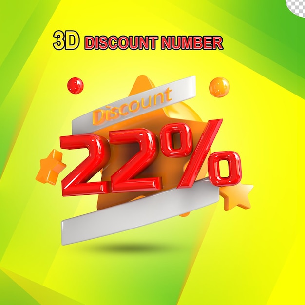 PSD descuento 3d 22%