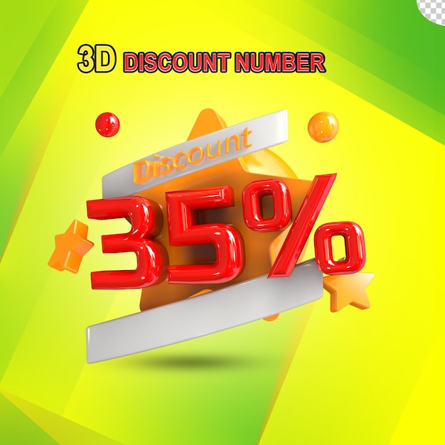Descuento 3D 35%