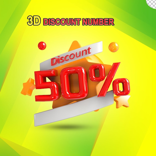 Descuento 3D 50%