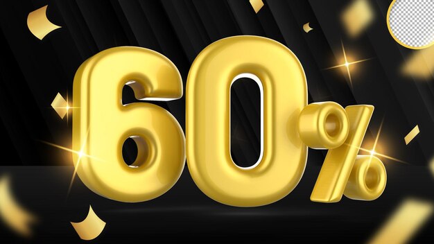Descuento 60 oro lujo