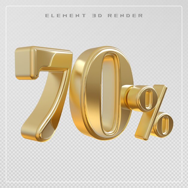 Descuento del 70 por ciento