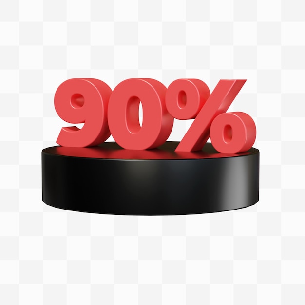 PSD descuento del 90% en render 3d