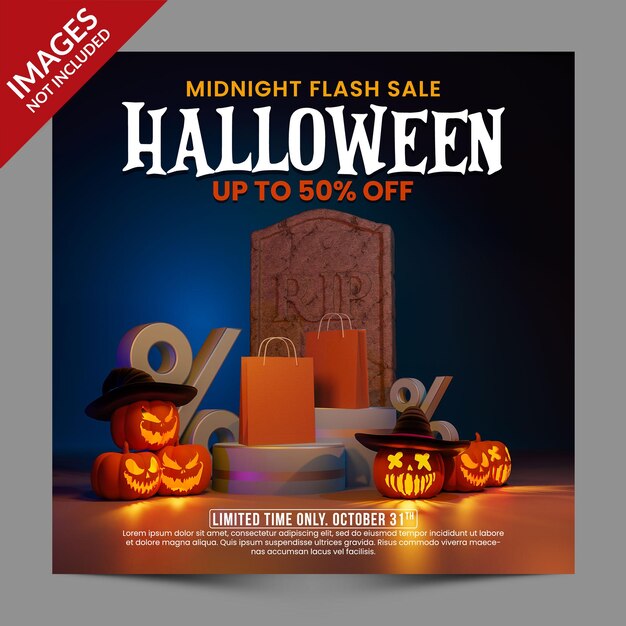 Descuento de mega venta de Happy Halloween