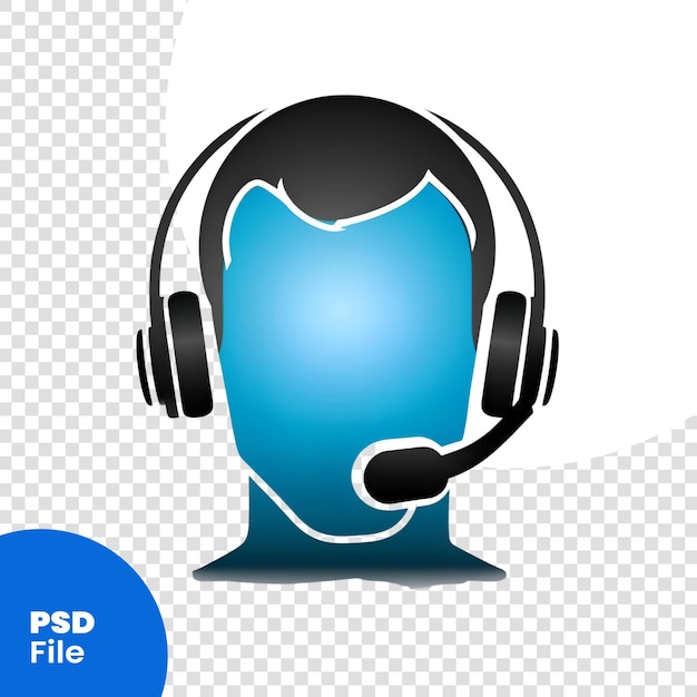 Desenho de call center sobre fundo branco ilustração vetorial modelo eps 10 psd