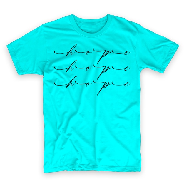 Desenho de camiseta da Hope