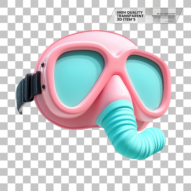 PSD desenho de desenho animado bonito de rosa e azul azul divino em fundo transparente