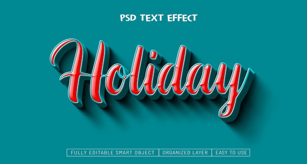 Desenho de efeitos de texto psd com cores