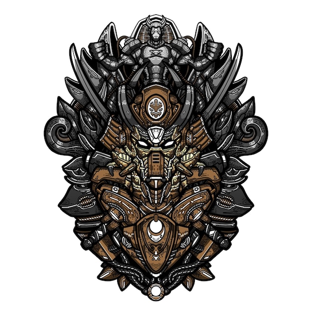 Desenho de Ilustração de Tatuagem PSD