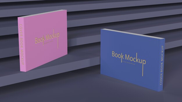 PSD desenho de maquete de capa de livro