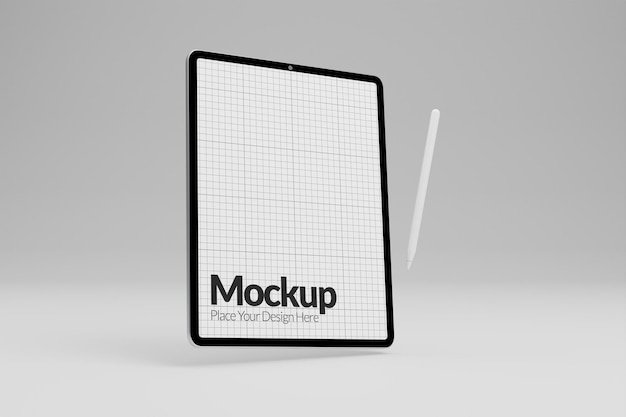 Desenho de maquete de tablet