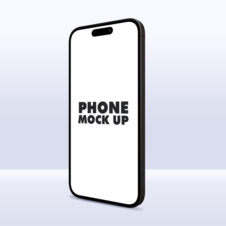 PSD desenho de modelo de telefone
