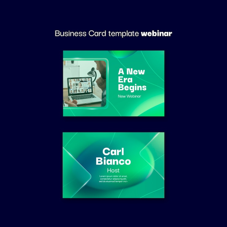 PSD desenho de modelo de webinar