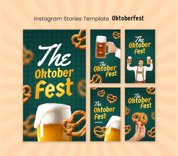 Desenho de modelo do Oktoberfest