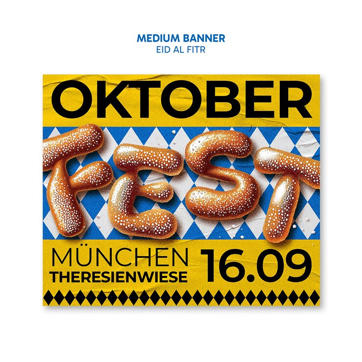 PSD desenho de modelo do oktoberfest