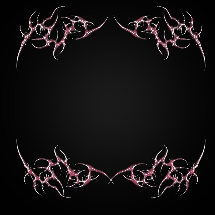 PSD desenho de renderização tribal 3d