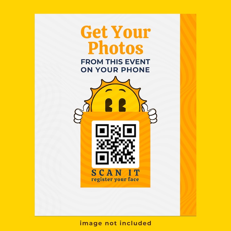 PSD desenho de standee de código qr para a função 03