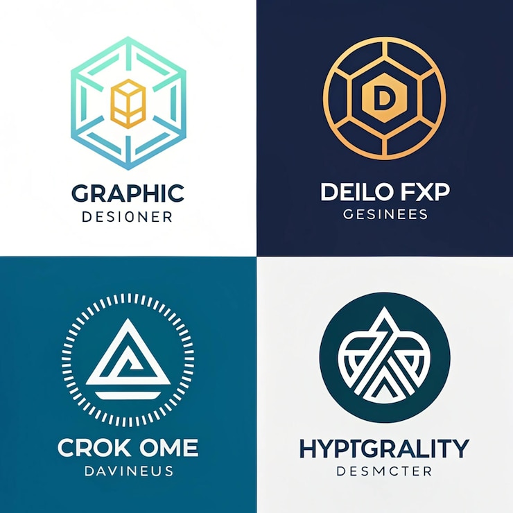 PSD desenho do logotipo do conjunto de ícones de montanha elementos do logotipo de rochas e picos ilustração vetorial