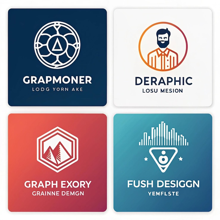 PSD desenho do logotipo do conjunto de ícones de montanha elementos do logotipo de rochas e picos ilustração vetorial