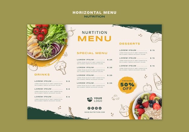 Desenho do modelo da Semana Nacional da Nutrição