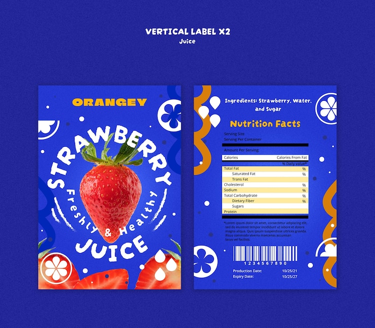 PSD desenho do modelo de suco