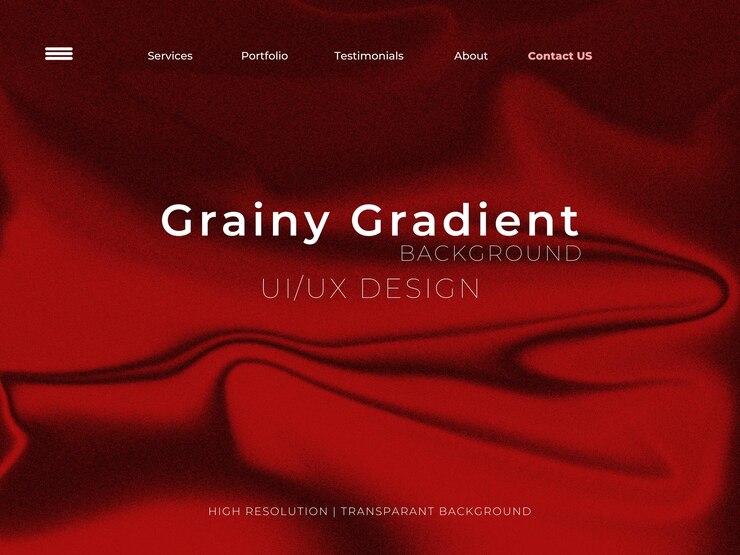 PSD desenho uiux de fundo com gradiente granulado