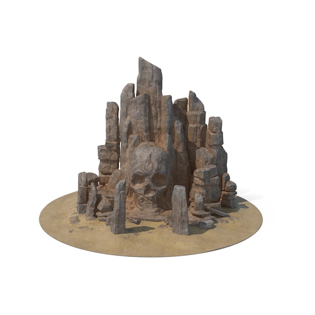 Desert Skull Rock