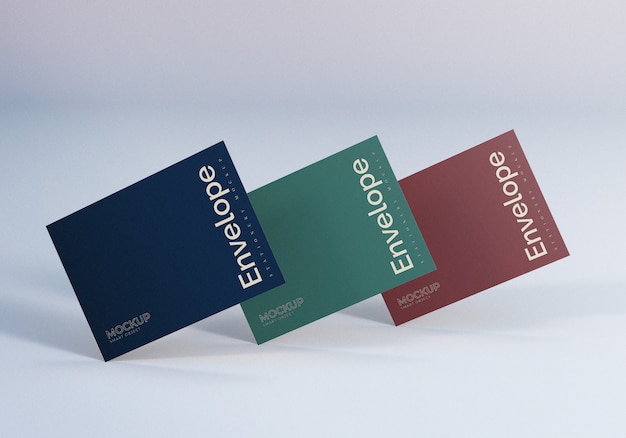 Design a tre buste con mockup