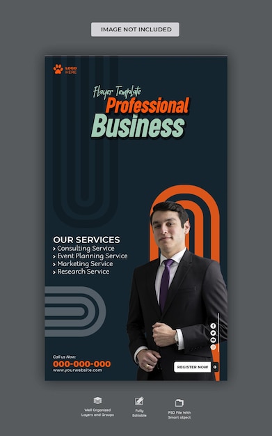 PSD design business flayer