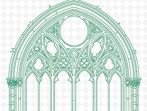 Design De Cadre Cnc Outline Art Pour Le Format Png Svg Vectoriel Parfait Pour Le Décor Et Les Projets Créatifs