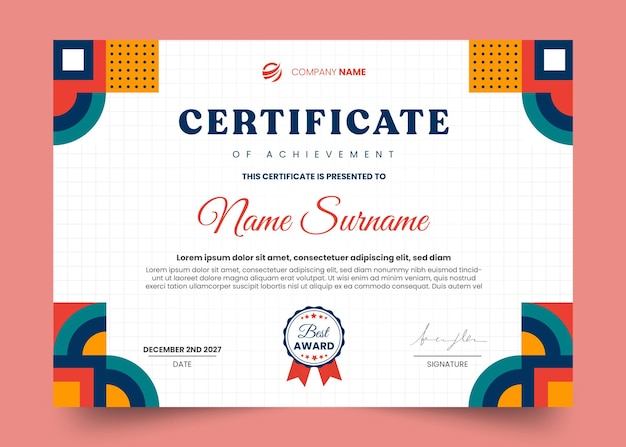 Design certificato