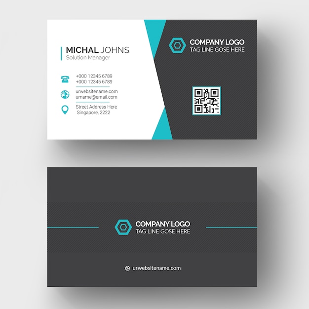 Design creativo biglietto da visita