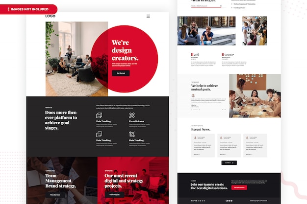 Design Creators Website Seite