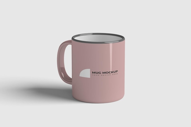design da maquete da caneca