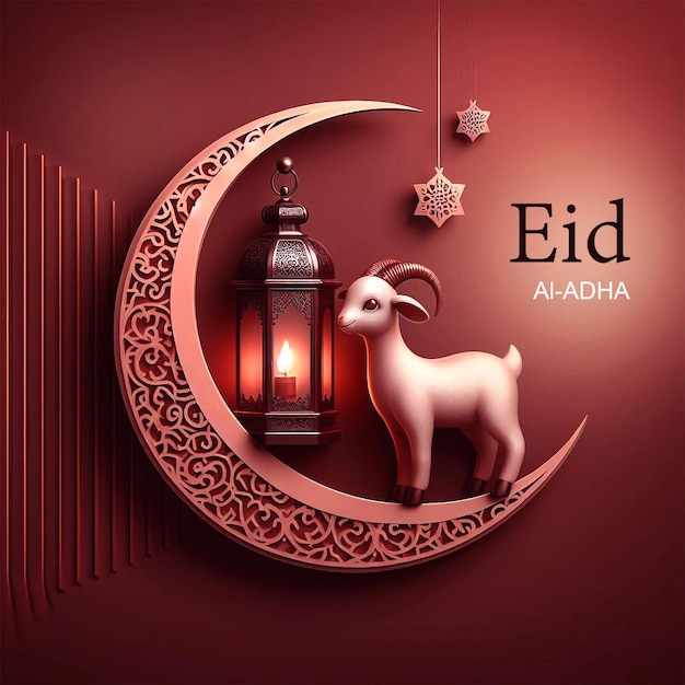 PSD design de bandeira de fundo do eid aladha