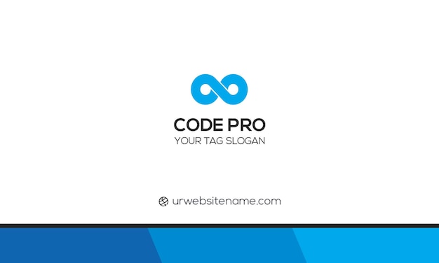 Design de cartão de visita Code Pro