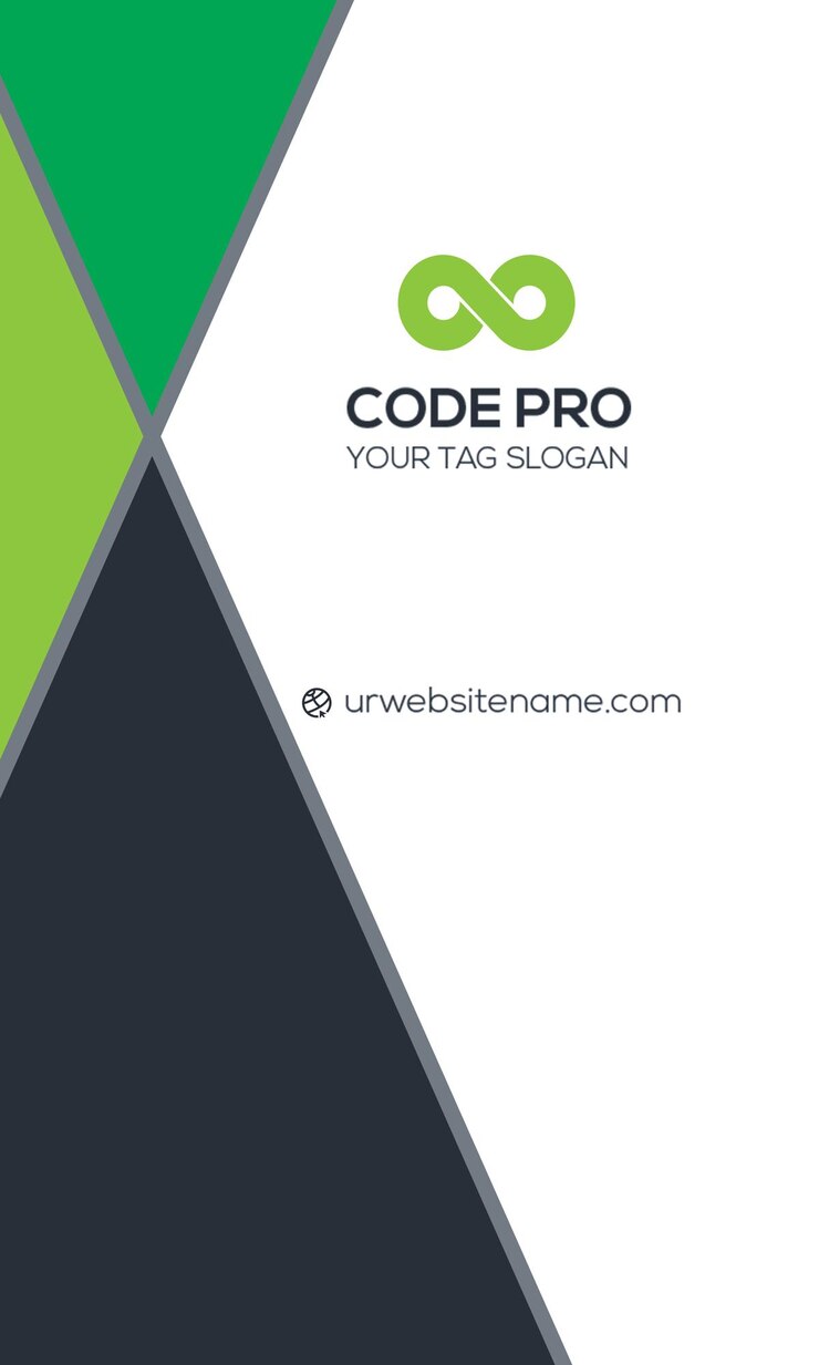 PSD design de cartão de visita code pro