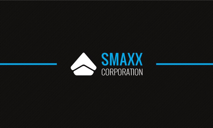PSD design de cartão de visita da smaxx corporation
